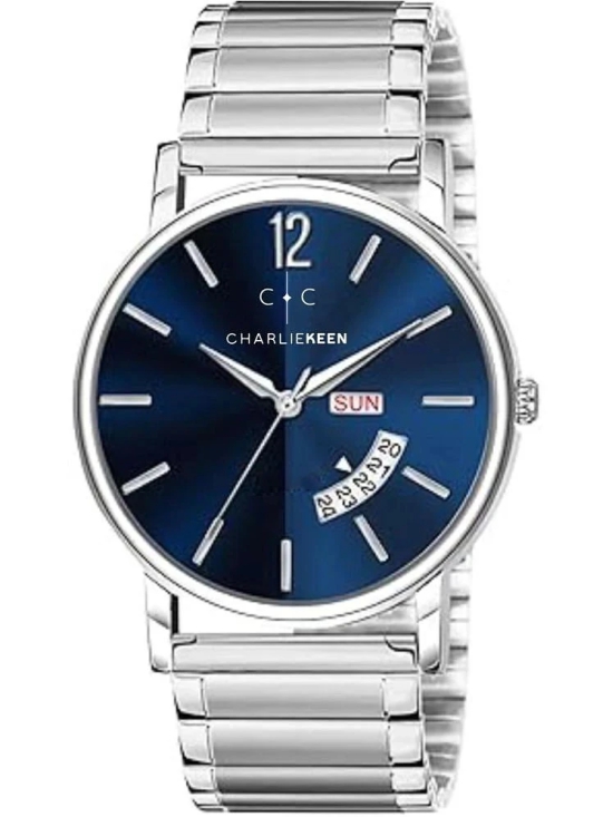 CHARLIEKEEN Silver Stainless Steel Analog Mens Watch