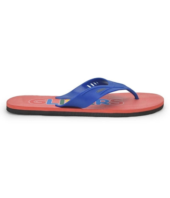 Liberty - Blue Mens Thong Flip Flop - None