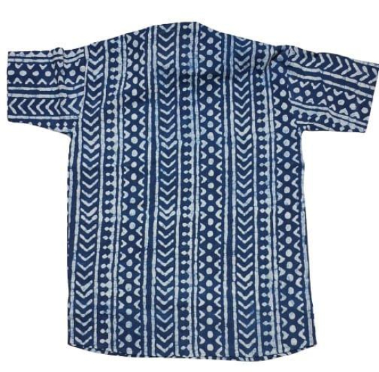 Hand block print gents shirt