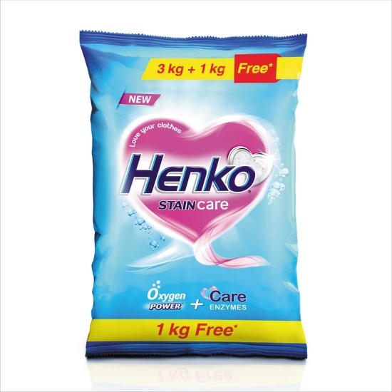 Henko Stain Care Detergent Powder, 3 Kg