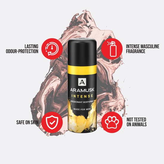 Aramusk Men Intense Deodorant Body Spray 150ml