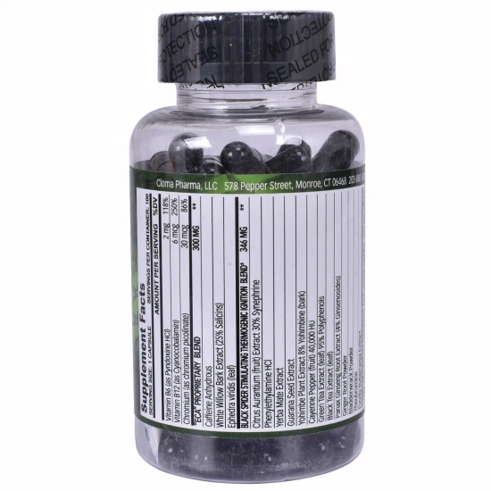 Cloma Pharma Black Spider Fat Burner 100 Capsules