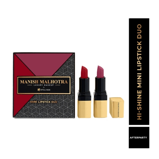 Manish Malhotra Afterparty Hi-Shine Mini Lipstick Duo