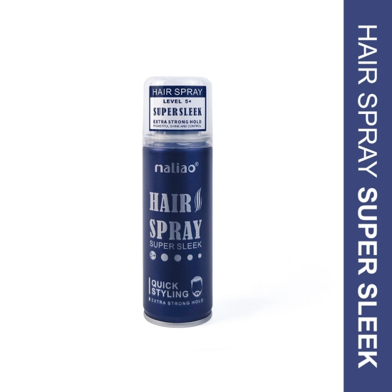 Maliao Hairspray Level 5+ – Super Sleek Extra Strong Hold with Powerful Shine and Control