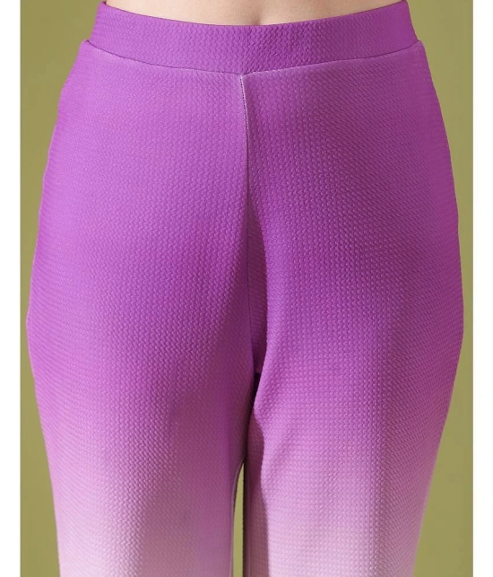 Selvia Purple Dyed Pant Top Set - None