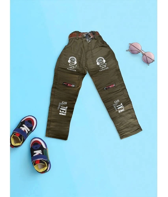 ICONIC ME Kids Boys Printed Cotton Jeans - None