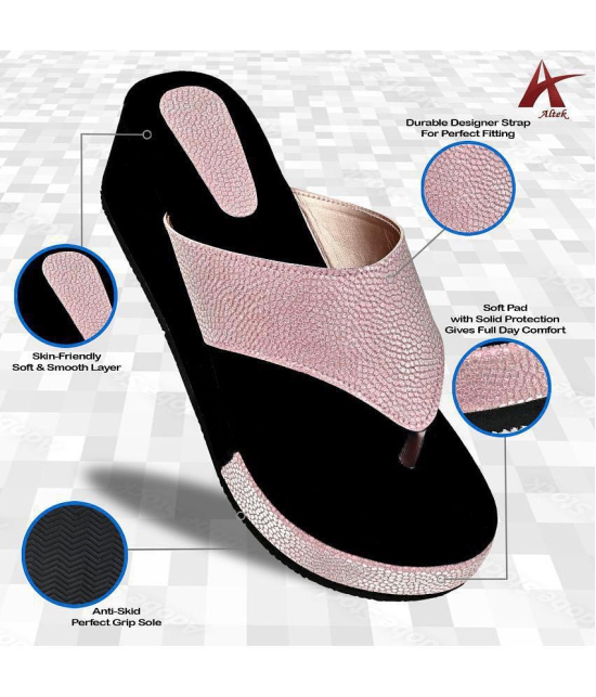 Altek - Pink Womens Slip On Heels - None