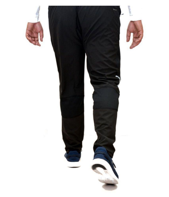 RANBOLT  Hybrid Black Trackpants For Men's - XL