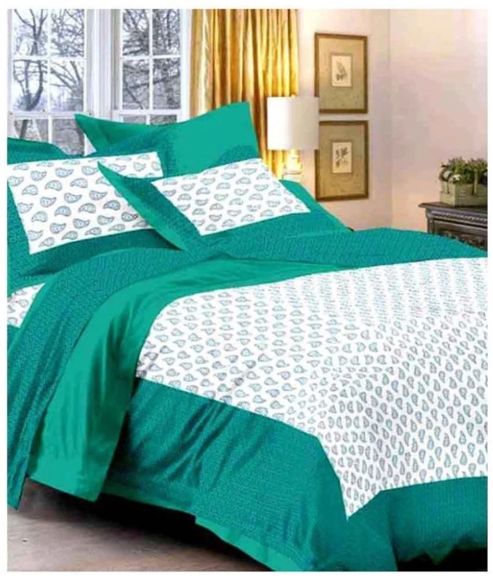 Uniqchoice Cotton 3 Double Bedsheets with 6 Pillow Covers ( 240 cm x 215 cm ) - Assorted