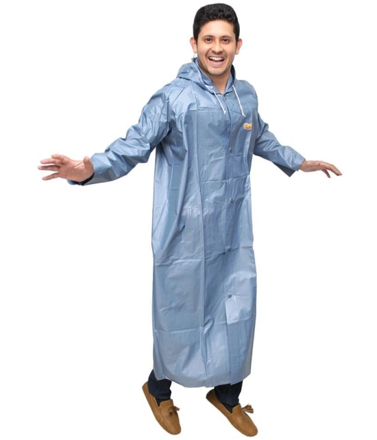 Goodluck Long Raincoat - Grey - None