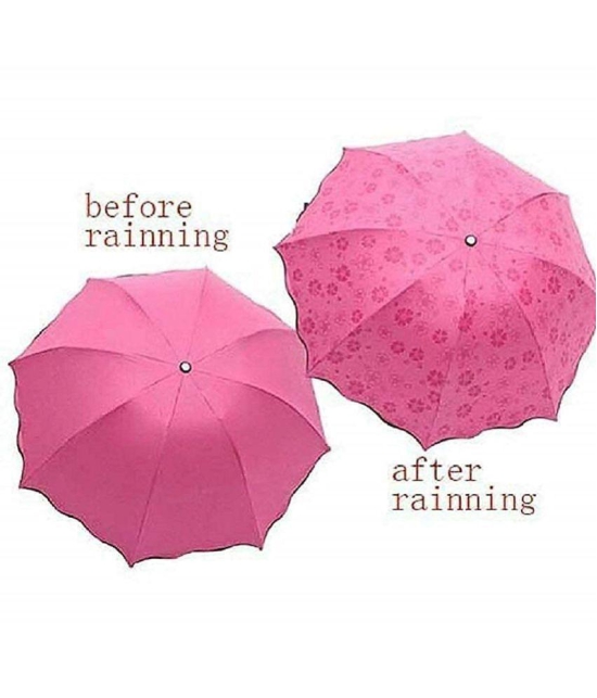 EIGHTEEN ENTERPRISE Magic Umbrella (Asorted colour)| Blossom Magic Compact Umbrella for UV Protection & Rain for Girls and Women | A Creative Magical Umbrella of Blooming Flowers Design For 