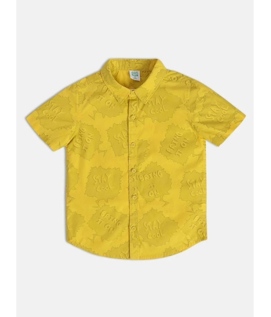 MINI KLUB Kids Boys Yellow SHIRT Pack of 1 - None