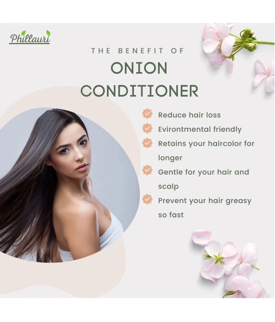 Phillauri Red Onion Conditioner for Shiny, Smooth & Healthy Hair Deep Conditioner 100 mL