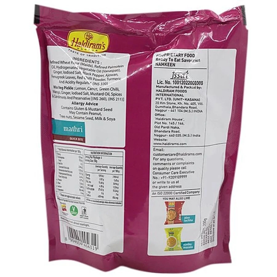 Haldirams Namkeen - Mathri, 200 G Pouch