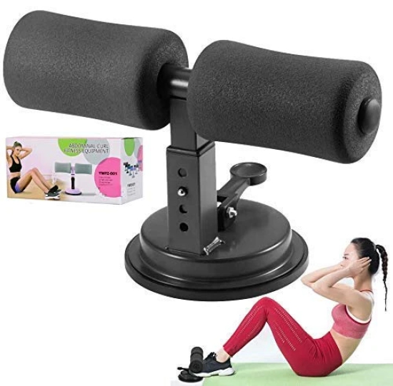 Sit-Up Bar with Foam Handle and Heavy Subber Suction (Random Color Supply)