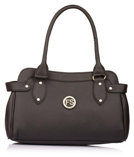 Fostelo - Black  PU Shoulder Bag - Black