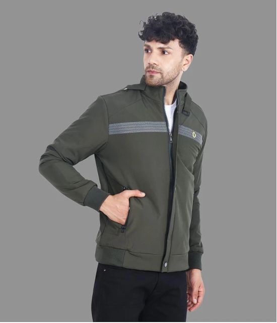 Dollar Polyester Mens Casual Jacket - Green ( Pack of 1 ) - None