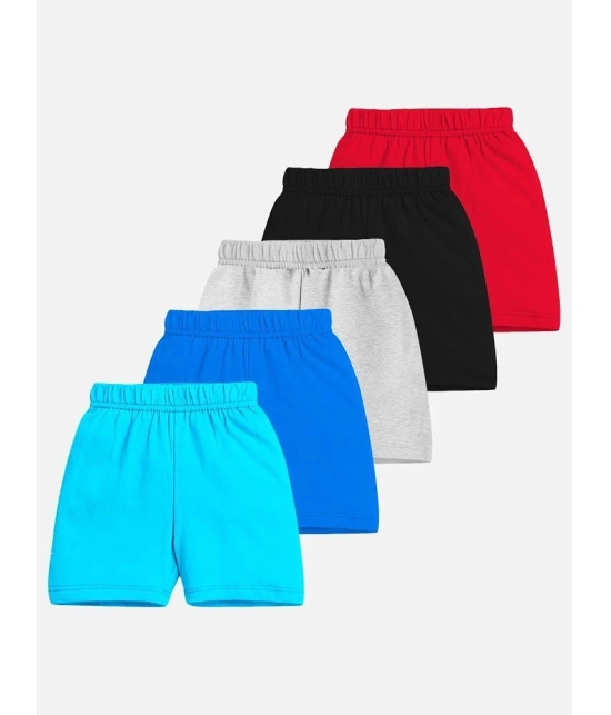 Trampoline - Multi Color Cotton Boys Shorts ( Pack of 5 ) - None