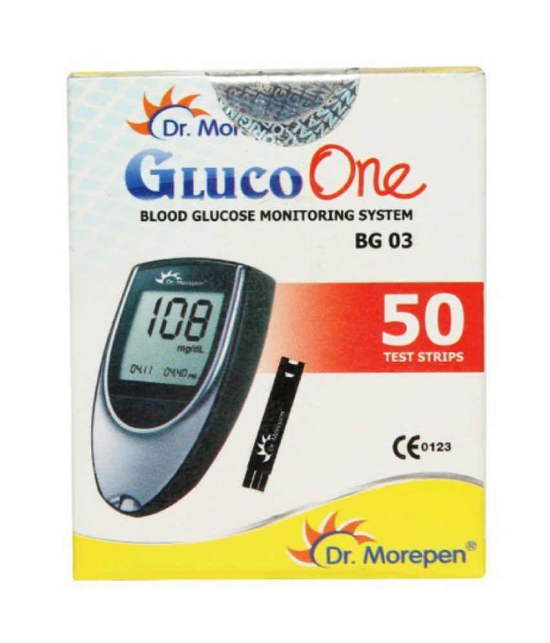 Dr. Morepen BG03 Blood Glucose Monitor with 50 Test Strips