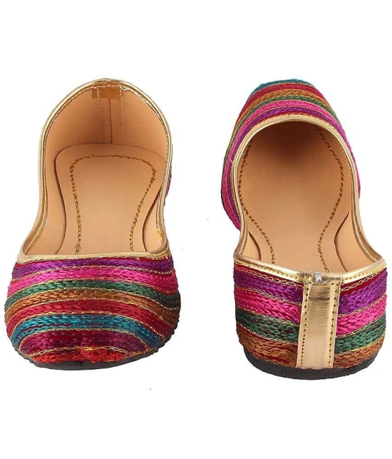 Apratim Multi Color Ethnic Footwear - None