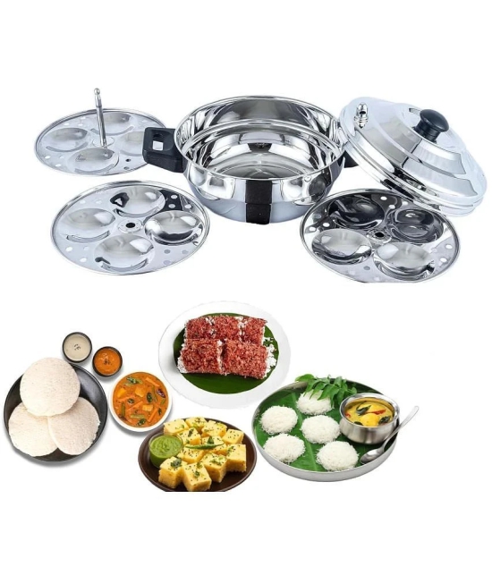 HOMETALES Steel Idli Cooker mL