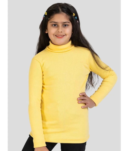 YHA - Yellow Fleece Girls T-Shirt ( Pack of 1 ) - None