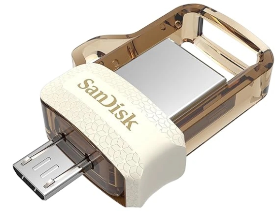 SanDisk Ultra Dual 64GB USB 3.0 OTG Pen Drive (Gold)