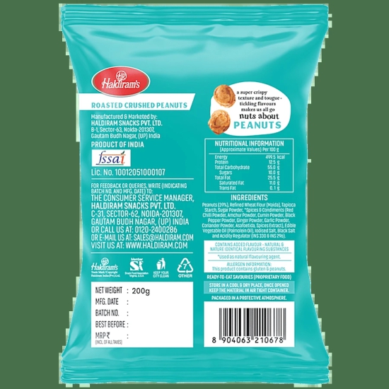 Haldirams Crushed Peanut, 200 G