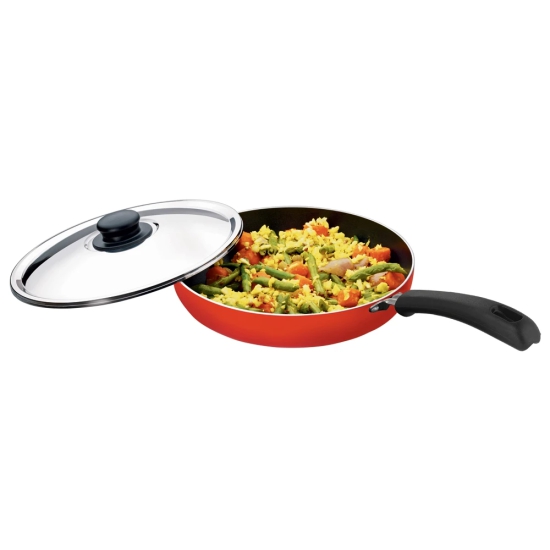 Premier Non Stick Fry Pan Classic Stainless Steel Lid - 26 cm