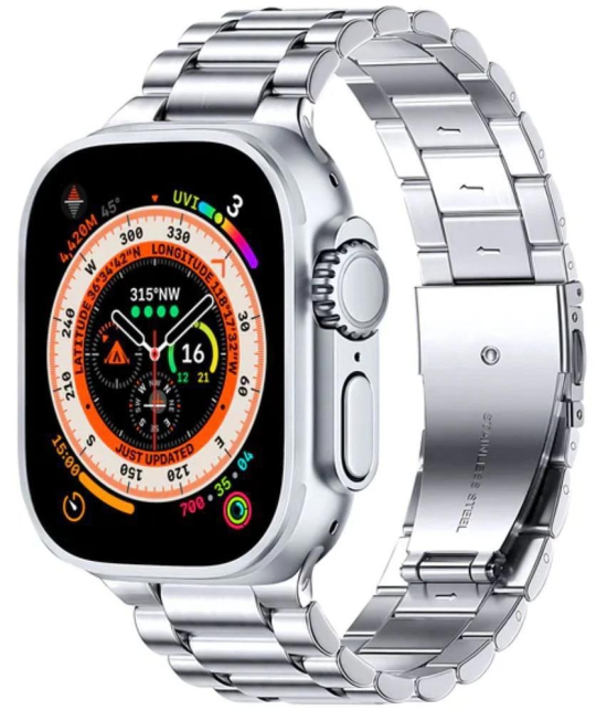 COREGENIX ULTRA Premium METAL Silver Smart Watch