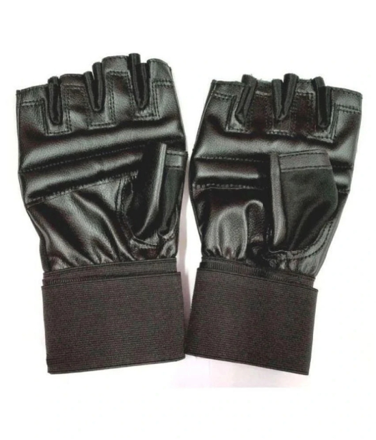 EmmEmm Black Canvas Cycling Gloves Others - Others