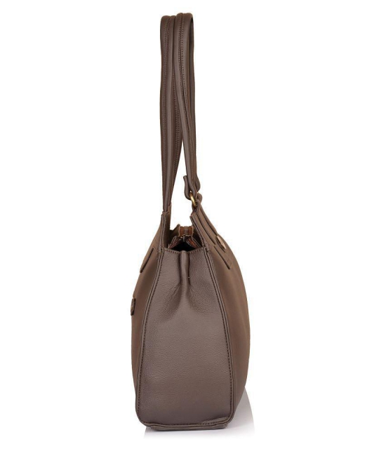 Fostelo Brown P.U. Shoulder Bag - Brown