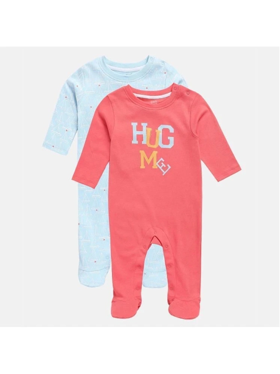 MINI KLUB Pack of 2 Baby Boys Cotton Bodysuit ( Multicolor ) - None