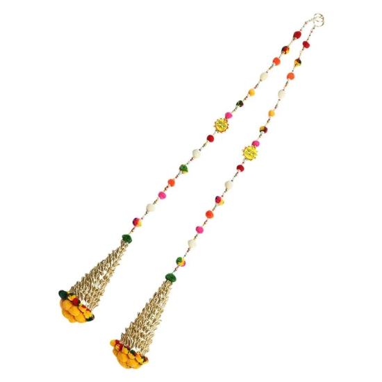 Garvi Gurjari (A Gujarat Govt Enterprise) Bead Toran (8 cm x 8 cm, GSHHDCL142)