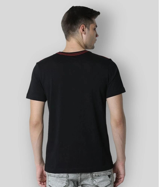 Huetrap - Black Cotton Regular Fit Mens T-Shirt ( Pack of 1 ) - None