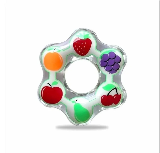 Naughty Kidz Water Filled Soft Cooling Teether Bpa Free Specially Designed to Ease Teething Multicolor