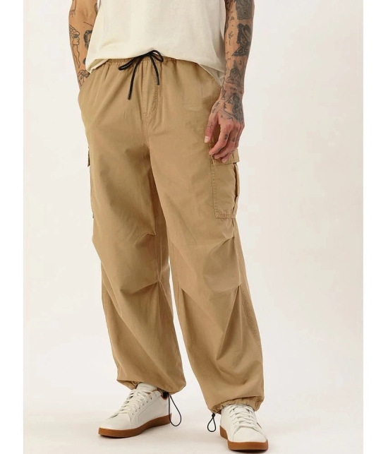 Bene Kleed Loose Flat Mens Cargos - Beige ( Pack of 1 ) - None