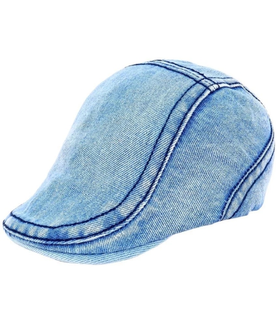 Zacharias Blue Cotton Mens Cap ( Pack of 1 ) - Blue