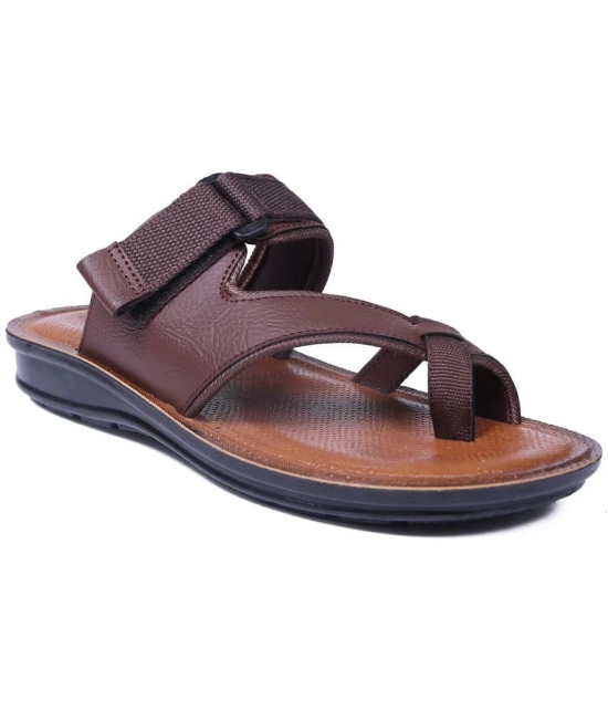 ASIAN Brown Mens Daily Slipper - None