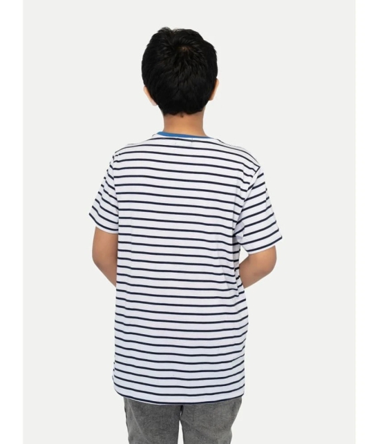 Radprix White Cotton Blend Boys T-Shirt ( Pack of 1 ) - None