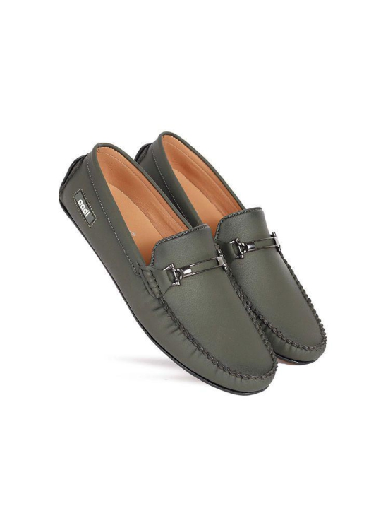 Aadi - Olive Mens Slip on - 8