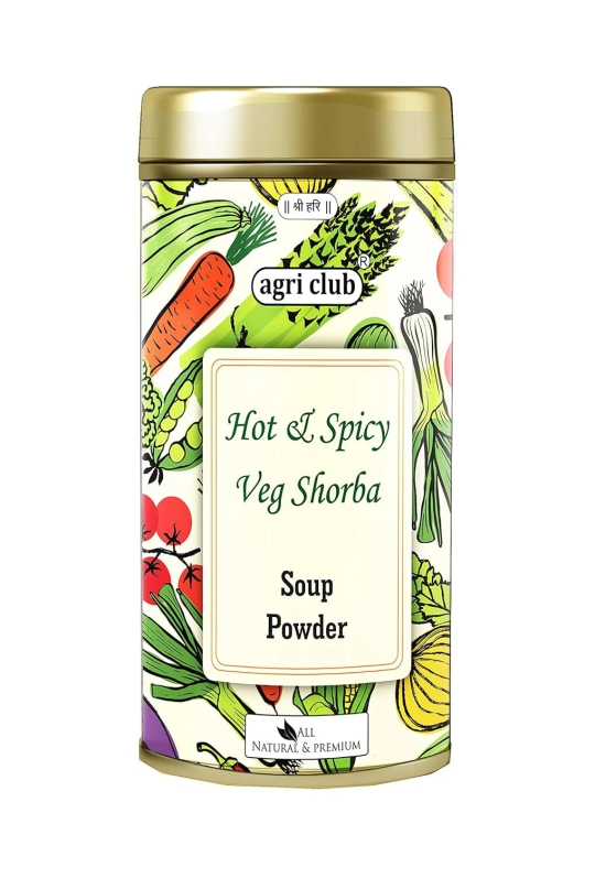 Agri Club Hot and Spicy Veg Shorba Soup Powder, 250 gm