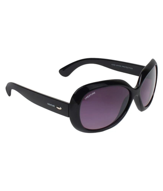 Creature - Black Cat Eye Sunglasses ( Pack of 1 ) - Medium