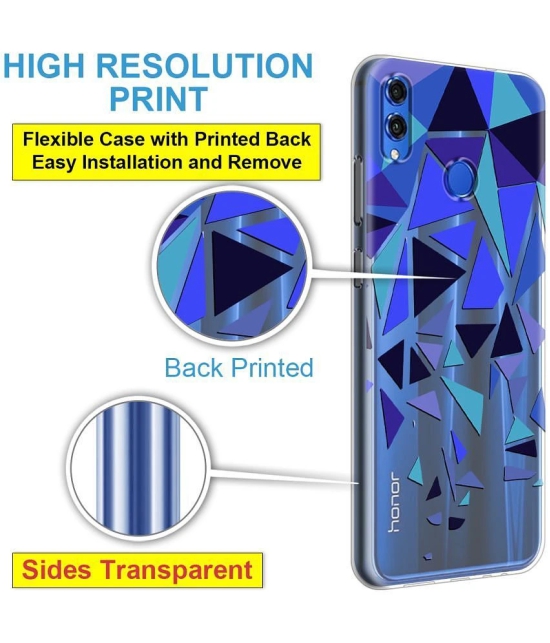 NBOX Printed Cover For Honor 8X Premium look case