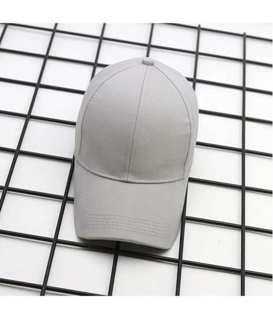 ZAYSOO Gray Cotton Mens Cap ( Pack of 1 ) - Gray