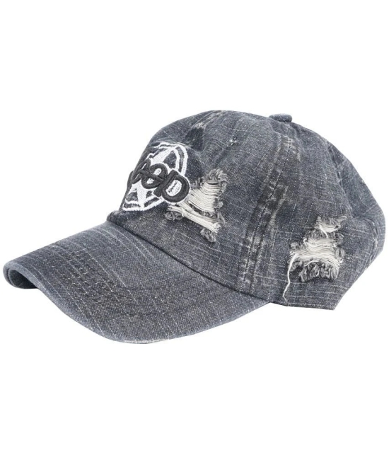 PENYAN Black Cotton Caps - Black