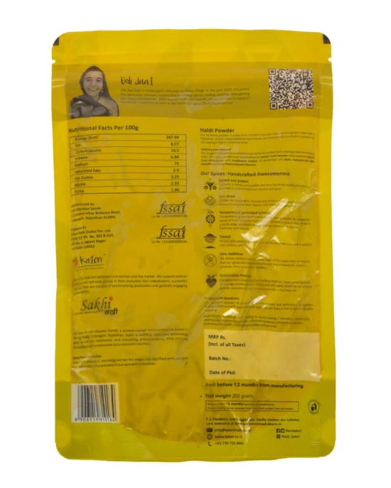 Katori Haldi (Turmeric) Powder | | Sun Dried | Authentic Flavour (100gm)