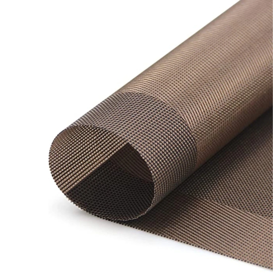 Textural Dining Mat Set-Brown / Set of 6