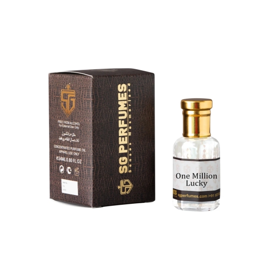 One Million Lucky Platinum Attar - SG Perfumes | 12ml & 24ml-24ML