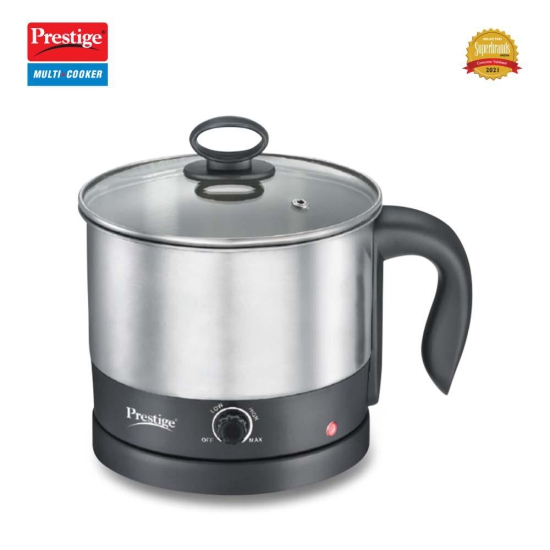 Prestige PMC 1.0 Plus Multi Cooker 1L (Silver, Black)